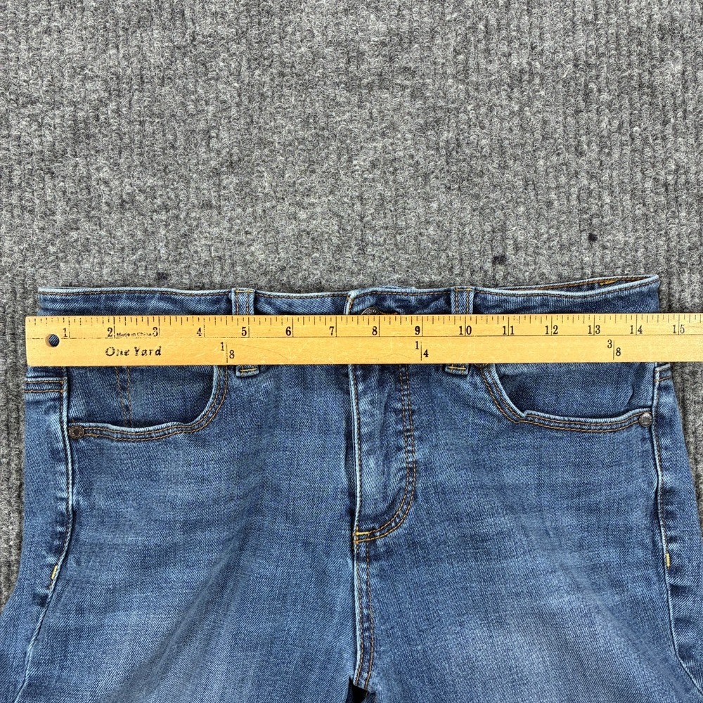 Talbots Simply Flattering 5 Pocket Jeans Womens 6 Bootcut Stretch Blue Denim - Picture 5 of 10